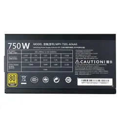 منبع تغذیه کامپیوتر کولر مستر مدل MWE Gold 750 Full Modular
