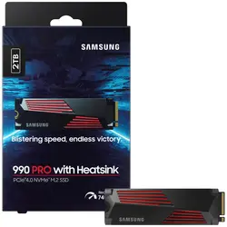 اس اس دی Samsung مدل 990PRO HeatSink ظرفیت 2 ترابایت