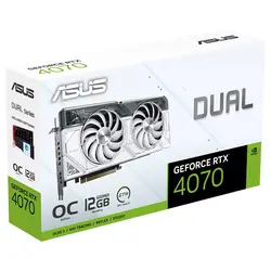 کارت گرافیک ایسوس Dual RTX 4070 O12GB White