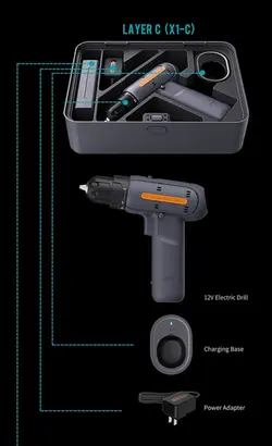 جعبه ابزار چندمنظوره جیمی باکس Jimibox X3-Abc Combination Tools خرید محصولات شیائومی