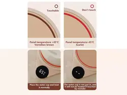 زیر لیوانی حرارتی شیائومی Xiaomi Sothing Diffusion Thermostatic Coaster DSHJ-S-2103 خرید محصولات شیائومی