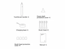 مسواک برقی شیائومی Xiaomi Electric Toothbrush T302 خرید محصولات شیائومی
