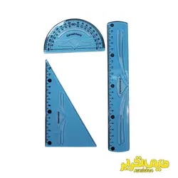 ست خط کش، گونیا و نقاله ژله ای دانشمند