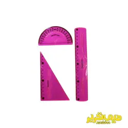 ست خط کش، گونیا و نقاله ژله ای دانشمند