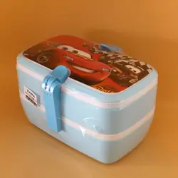 ظرف غذا دو طبقه مستطیل کارا