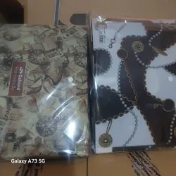 پوشه دکمه دار طرح دار کلاسیک سهند