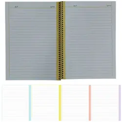 دفتر مشق ۶۰ برگ حاشیه دار رنگی