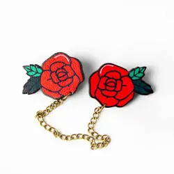پین زنجیردار Red Flowers