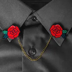 پین زنجیردار Red Flowers