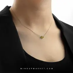 گردنبند طلا (زبرجد) - مایند آپ مارکت