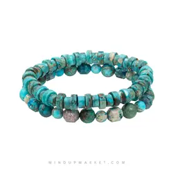 دستبند شهاب سنگ آبی - مایند آپ مارکت