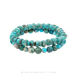 دستبند شهاب سنگ آبی - مایند آپ مارکت