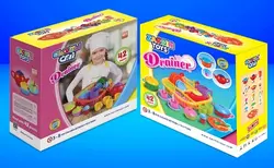 سبد آبچکان به همراه ست ظروف بچگانه