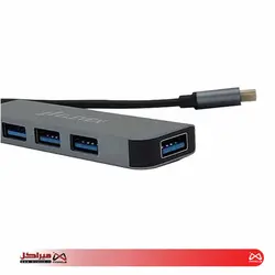 هاب 4 پورت USB 2.0 پورت ایلون مدل TYPE-C H801 - کامپیوتر میراکل