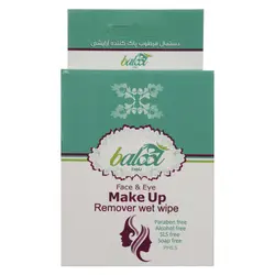 دستمال مرطوب پاک کننده آرایش بلوط مدل Makeup Remover بسته 10 عددی