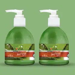 ژل لایه بردار پوست سودا مدل آلوئه ورا حجم 250 میلی لیتر مجموعه 2 عددی