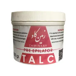 پودر قبل از اپیلاسیون زمین کاو مدل تالک وزن 500 گرم