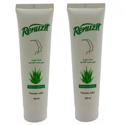 ماسک صورت رینو زیت مدل آلوئه ورا حجم 100 میلی لیتر مجموعه 2 عددی