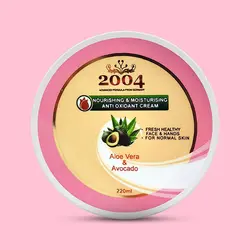 کرم مرطوب کننده 2004 مدل آووکادو و آلوئه ورا حجم 220 میلی لیتر