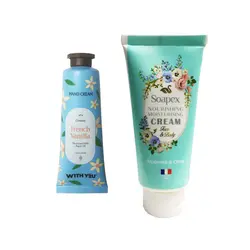 کرم آبرسان و مرطوب کننده سوپکس مدل آلوئه ورا  حجم 90 میلی لیتر به همراه کرم مرطوب کننده ویت یو مدل French Vanilla حجم 50 میلی لیتر