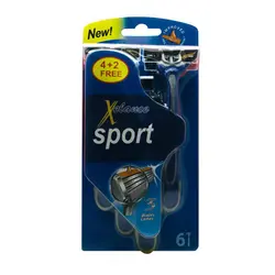 خودتراش زلانس مدل Blue3 Sport بسته 6 عددی