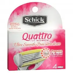 تیغ یدک شیک مدل Ultra Smooth بسته 4 عددی