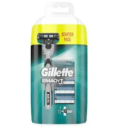 خود تراش ژیلت مدل Mach3 به همراه تیغ یدک بسته 5 عددی