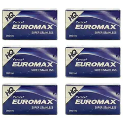 تیغ یدک اصلاح یورومکس مدل EMS-100 مجموعه 6 عددی