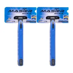 خود تراش مستر شیو مدل 03-Blue بسته 2 عددی