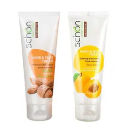کرم مرطوب کننده شون مدل بادام و زردآلو حجم 75 میلی لیتر مجموعه 2 عددی