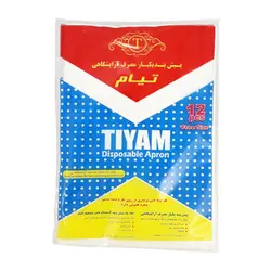 پیش بند یکبار مصرف آرایشگاهی تیام مدل 001 بسته 12 عددی