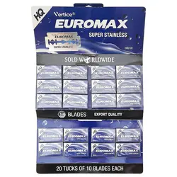 تیغ یدک اصلاح یورومکس مدل EMS-100 مجموعه 20 عددی