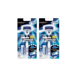 خود تراش ژیلت مدل Mach3 به همراه تیغ یدک مجمومه 2 عددی