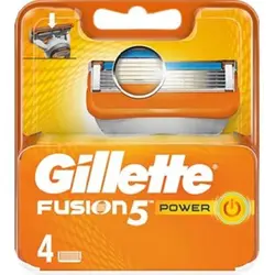 تیغ یدک ژیلت مدل 5 Fusion Power بسته 4 عددی