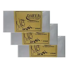 پد اپیلاسیون بدن دریا مجموعه 3 بسته 30 عددی و 9 عدد کاردک چوبی