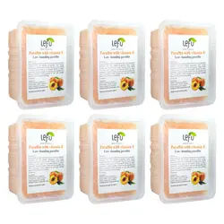 پارافین لفو مدل Peach حجم 500 میلی لیتر مجموعه 6 عددی