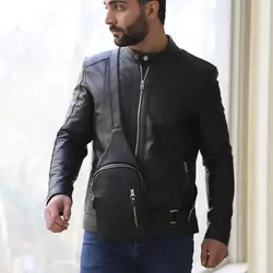 کاپشن چرم مردانه کد11404