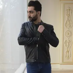 کاپشن چرم مردانه کد11400