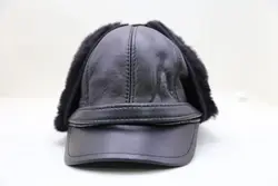 کلاه چرمی مردانه روگوشی - فروشگاه چرم میش