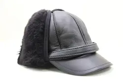 کلاه چرمی مردانه روگوشی - فروشگاه چرم میش