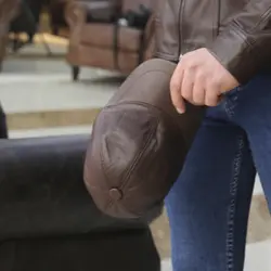 کلاه چرم اسپرت - فروشگاه چرم میش