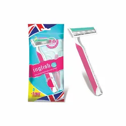 تیغ اصلاح دو لبه صابون دار زنانه انگلیش