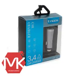 شارژر فندکی Dekkin DK-36 با ۲ پورت خروجی