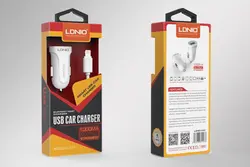 شارژر فندکی تک پورت الدینیو LDNIO 1000mA ios & Micro USB Car Charger | DL-C17