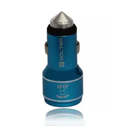شارژر فندکی دو پورت Golter 3.1A Fast Metal Car Charger | GT-21