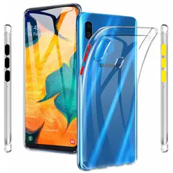 قاب دکمه رنگی سامسونگ Shockproof Crystal Cover | Galaxy A20 | A30 | M10s