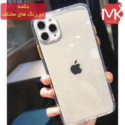 قاب شفاف دکمه رنگی آیفون Liquid Crystal Cover | iphone 6 Plus