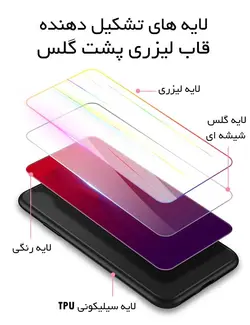 قاب لیزری براق سامسونگ Baseus Gradient Laser Case | Galaxy j6 Plus