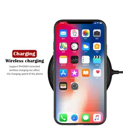 قاب محافظ سیلیکونی گوشی اپل Bakeey silicone Lens glass Case | iphone x