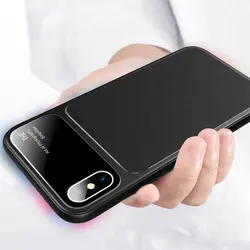 قاب محافظ سیلیکونی گوشی اپل Bakeey silicone Lens glass Case | iphone x